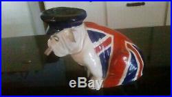 VERY RARE Royal Doulton Large Churchill English Bulldog, ca 1941