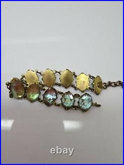 VERY RARE Saphiret Large stoned Victorian Bracelet