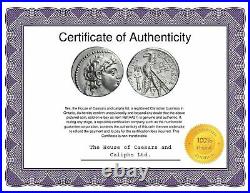 VERY RARE & Super Quality Commemorative series Rome Mint R(Leaf)E Roman Coin COA