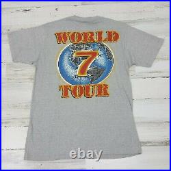 VERY RARE! TRIUMPH 1984 Thunder World 7 Tour T-shirt LARGE