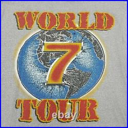 VERY RARE! TRIUMPH 1984 Thunder World 7 Tour T-shirt LARGE