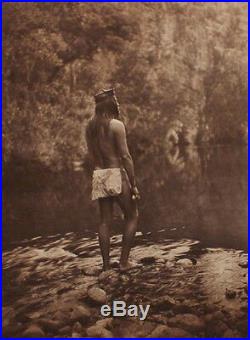 VERY RARE The Apache Edward S Curtis Large Photogravure