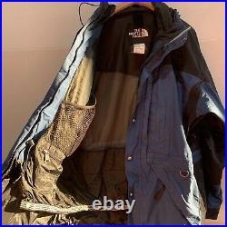 VERY RARE The North Face RTG Blue/Black Vintage Large Gore-Tex Ski Jacket Shell