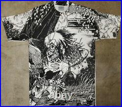 VERY RARE VINTAGE Pushead Kuro Line 1990 All-Over T-Shirt