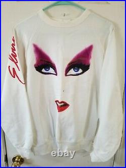 VERY RARE Vintage 1988 Elvira Mistress Of The Dark Sweatshirt L Horror AMAZING