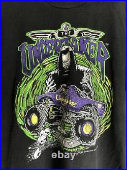 VERY RARE! Vintage 1997 WWF The Undertaker Monster Truck T-Shirt Size Large