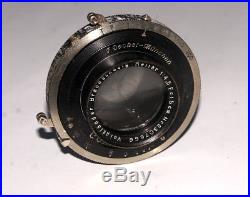 VERY RARE Voigtlander HELIAR 4.5/15 cm Large Format lens 10x15 cm COMPUR shutter