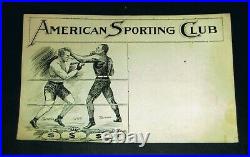 VERY RARE large 1910 artwork JACK JOHNSON JAMES JIM JEFFRIES Championship boxing