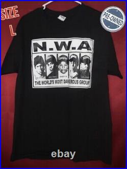 VTG NWA World's Most Dangerous Group RAP Tee Men Large Ice Cube VERY RARE