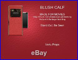 Vertu Aster Blush Calf Made For Movies (large branding) VERY RARE