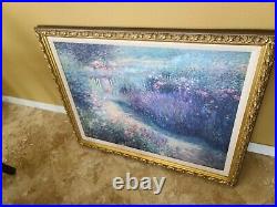 Very EXPENSIVE RARE Large landscape painting on canvas MYSTERIOUS