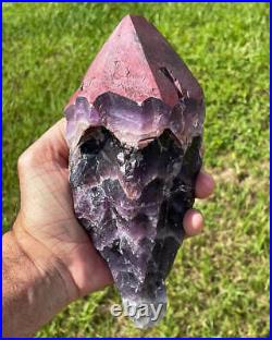 Very Large Auralite 23 Crystal Rare & Genuine Red Cap from Canada 3.5 LBS 8 1/2