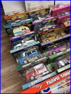Very Large Chevron Cars Kids Vehicle Lot With Rare Oil Tanker