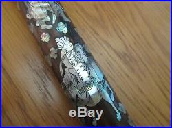 Very Large Rare Exquisite Antique Chinese Mother of Pearl Pipe