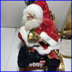 Very Large Retired Mark Roberts Coming To Town Santa RARE HTF