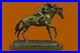 Very_Large_Solid_Bronze_Equestrian_Horse_With_Jockey_On_Marble_Base_Rare_Find_01_ghyh