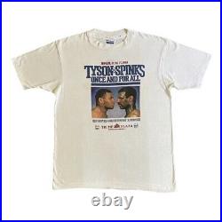 Very RARE 1988 Mike Tyson VS Michael Sprinks Vintage Championship Boxing T-shirt