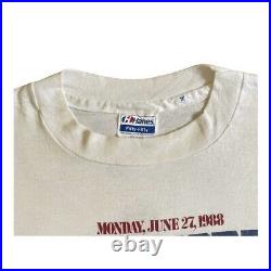 Very RARE 1988 Mike Tyson VS Michael Sprinks Vintage Championship Boxing T-shirt