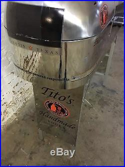 Very RARE Tito's Vodka Airstream Grill/Smoker/Display Great Gift! Large
