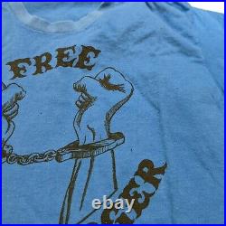 Very RARE Vintage Free Sonny Barger 70's Hells Angels Tee