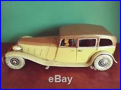Very Rare 1930's Tippco Tipp&Co TCO Large Tin Wind-up Deluxe Horch Limousine