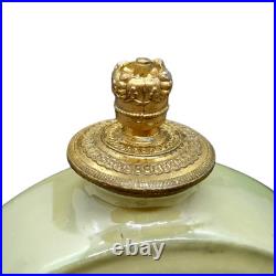 Very Rare 1930s Large 4 Dog Head Art Deco Top Crown Perfume/Scent Bottle