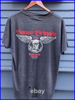 Very Rare 1986 Powell Peralta Bones Brigade Summer Tour T-Shirt (black)