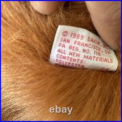 Very Rare 1989 Dakin Classique Orangutan Plush Stuffed Animal Large