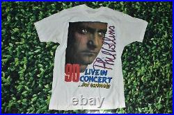 Very Rare 1990 Phil Collins tour t shirt live in concert size large