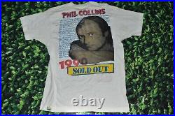 Very Rare 1990 Phil Collins tour t shirt live in concert size large