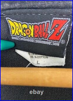 Very Rare 2002 Vintage Dragon ball Z T-shirt Trunks Adult Large double sided