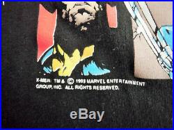 Very Rare 90's Vintage X-Men Wolverine Comic Book T Shirt Large VGC 100% Cotton