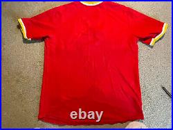 Very Rare Albuquerque Dukes Red Jersey Shirt Medalist Sand Knit L Baseball Vtg
