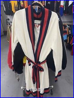 Very Rare And Glamourous GUCCI blind for love Kimono robe