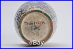 Very Rare Armenian Large Vase Ohannessian 1940's Palestine Stamped