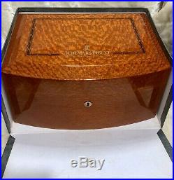 Very Rare Audemars Piguet Large Empty Wooden Watch Box With Key
