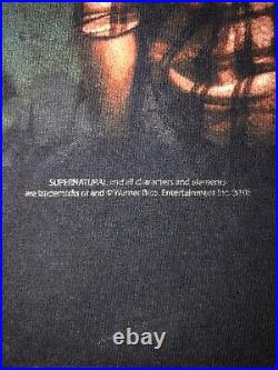 Very Rare Authentic Supernatural The Tv Series Warner Bros Vintage Sz L T Shirt