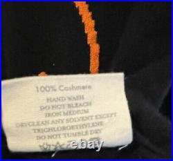 Very Rare Chinti and Parker Miffy Black & Orange Cashmere Jumper Size L