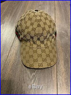 Very Rare Classic Gucci Ball Cap Large. Used But Still In good Condition