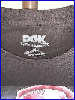 Very Rare DGK Bricks Black T-Shirt Size XL X-Large Jason Ski Mask Cash Pink Fur