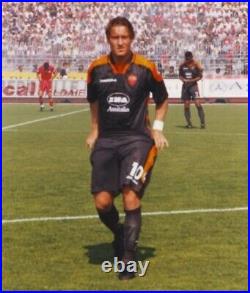 Very Rare Diadora Original Totti #10 AS Roma 1997/98 Third Long Sleeve Large