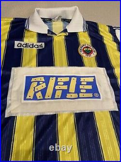 Very Rare Fenerbahce Football Shirt 1998-1999 Adults Large Adidas Original