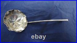 Very Rare Fine Antique George W Shiebler Large Stirring Straw Spoon Ladle