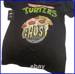 Very Rare! Ghost Lifestyle Tmnt T-shirt (size Extra-large Xl, Color Black)