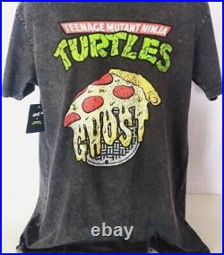 Very Rare! Ghost Lifestyle Tmnt T-shirt (size Large, Color Black Stone) New