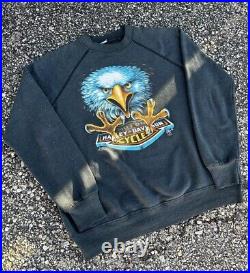 Very Rare Harley Davidson 3d Emblem Crewneck