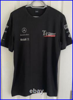Very Rare Hugo Boss Mclaren Mercedes Team Issue T Shirt Large