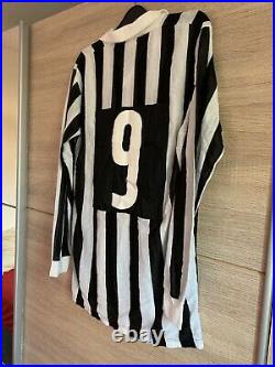 Very Rare Juventus old 1970/1980s Home Shirt 9 Kappa Italy Match Worn