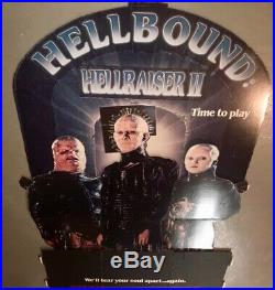 Very Rare & Large 1988 HELLRAISER 2 Horror Movie Theater Lobby Standee! Pinhead