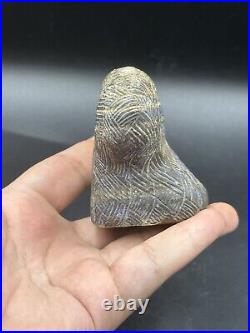 Very Rare Large Ancient Bactrian Composite Lapis Stone Idol Statue Figurine